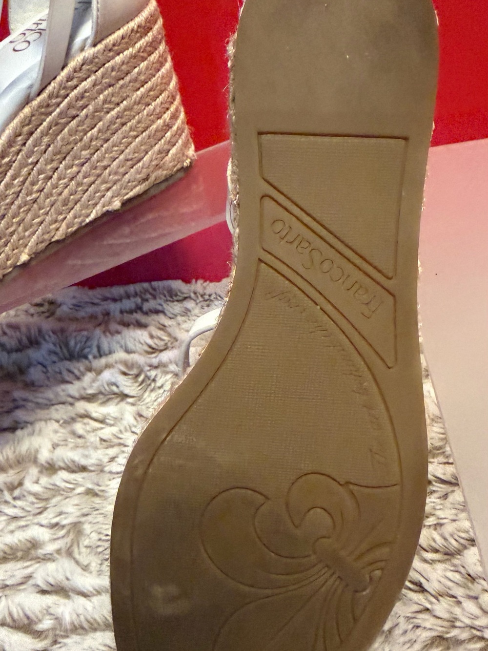 Franco Sarto Pana Espadrilles Wedge Sandals - Picture 6 of 8